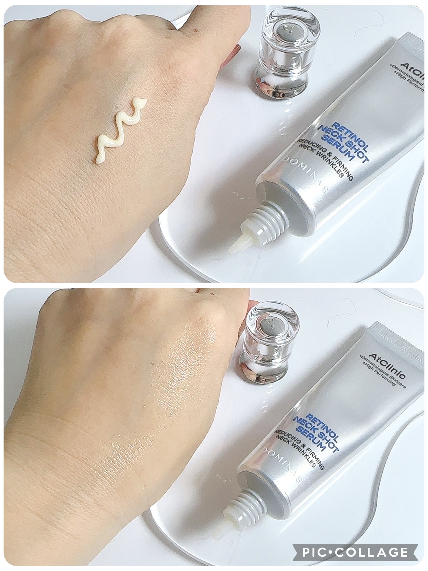 アットクリニック レチノール1600 ネックショット セラム/DOMINAS/ネック・デコルテケアを使ったクチコミ（3枚目）