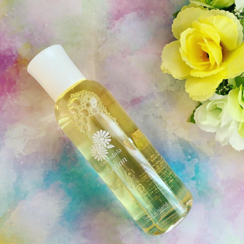 カレンデュラ手づみローション/ナチュラルアイランド/化粧水を使ったクチコミ（1枚目）