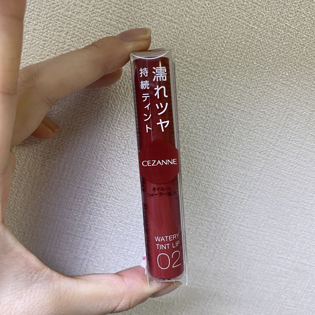 ウォータリーティントリップ/CEZANNE/リップティントを使ったクチコミ（1枚目）