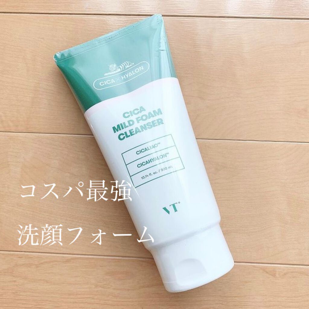 CICA マイルドフォームクレンザー/VT/洗顔フォームを使ったクチコミ(1枚目)