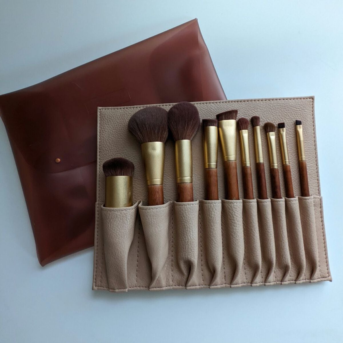 SIXPLUS X MARILYN 10本メイクアップブラシセット/SIXPLUS/メイクブラシを使ったクチコミ(5枚目)