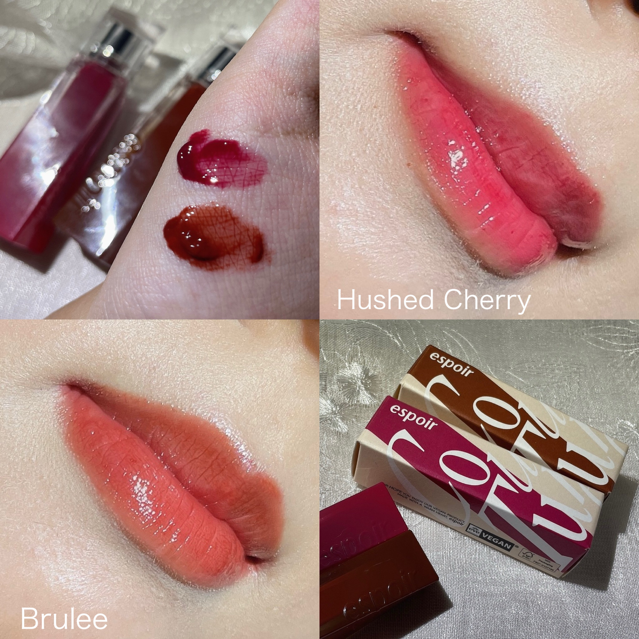 クチュールリップティントグレイズ/espoir/リップティントを使ったクチコミ（3枚目）