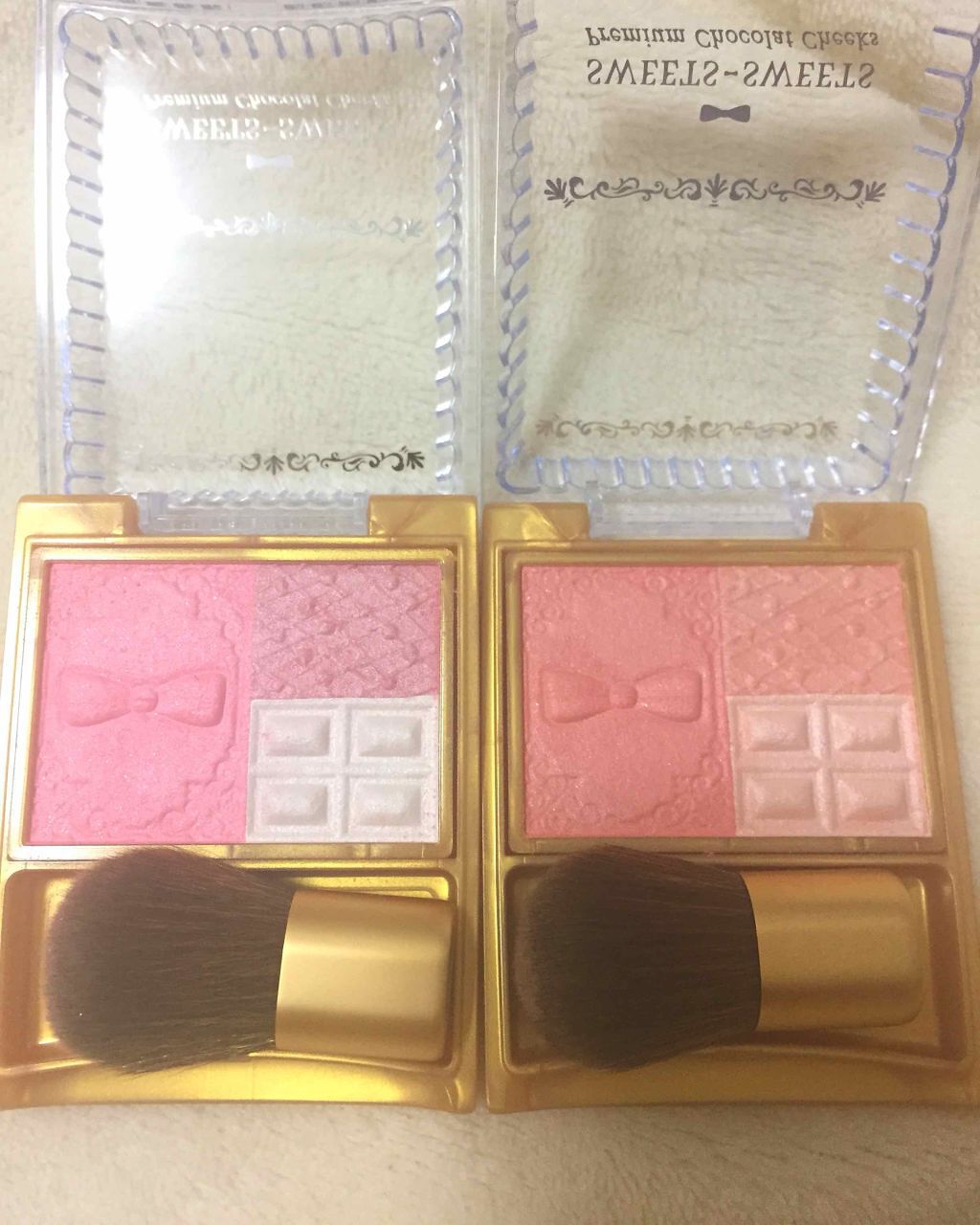 プレミアムショコラチークス/スウィーツ スウィーツ/パウダーチークを使ったクチコミ（1枚目）