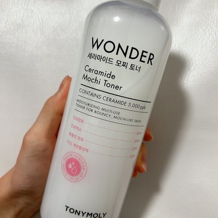 Wonder Ceramide Mochi Toner(トニーモリーワンダーCモチトナー)/TONYMOLY/化粧水を使ったクチコミ(1枚目)