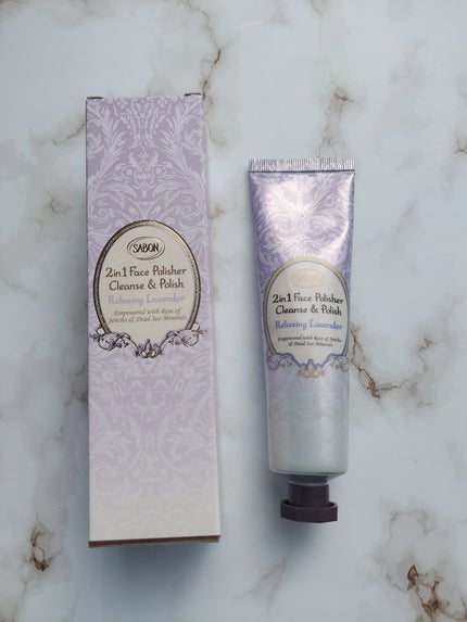 フェイスポリッシャー リラクシング(ラベンダー)/SABON/スクラブ・ゴマージュを使ったクチコミ(1枚目)