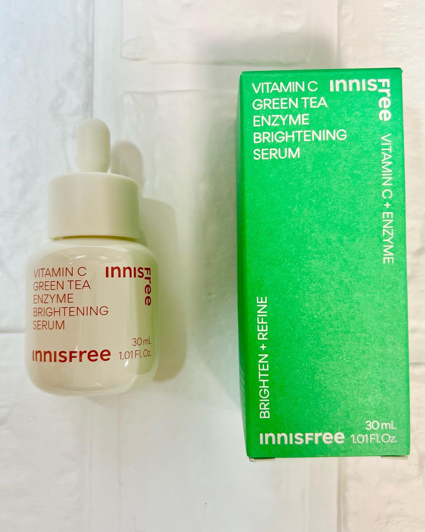 ビタC　グリーンティーエンザイム　ブライト　セラム/innisfree/美容液を使ったクチコミ（1枚目）