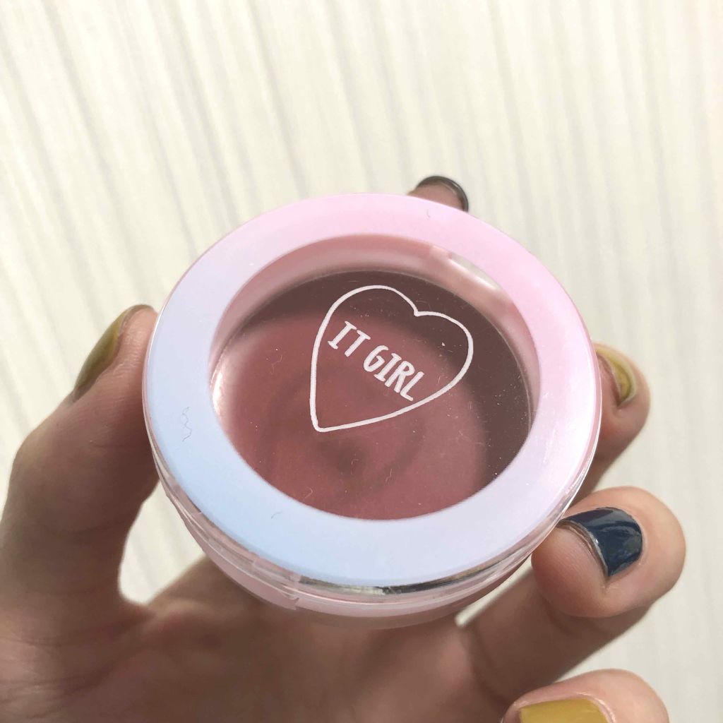 ダイソー×IT GIRL クリームチーク&リップ/DAISO/ジェル・クリームチークを使ったクチコミ（1枚目）