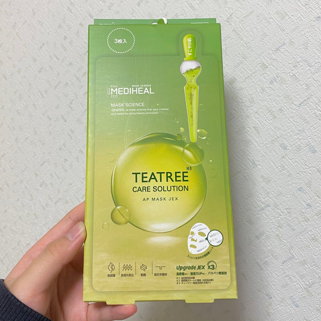 ティーツリーケアソリューション アンプルマスクJEX/MEDIHEAL/シートマスク・パックを使ったクチコミ(1枚目)
