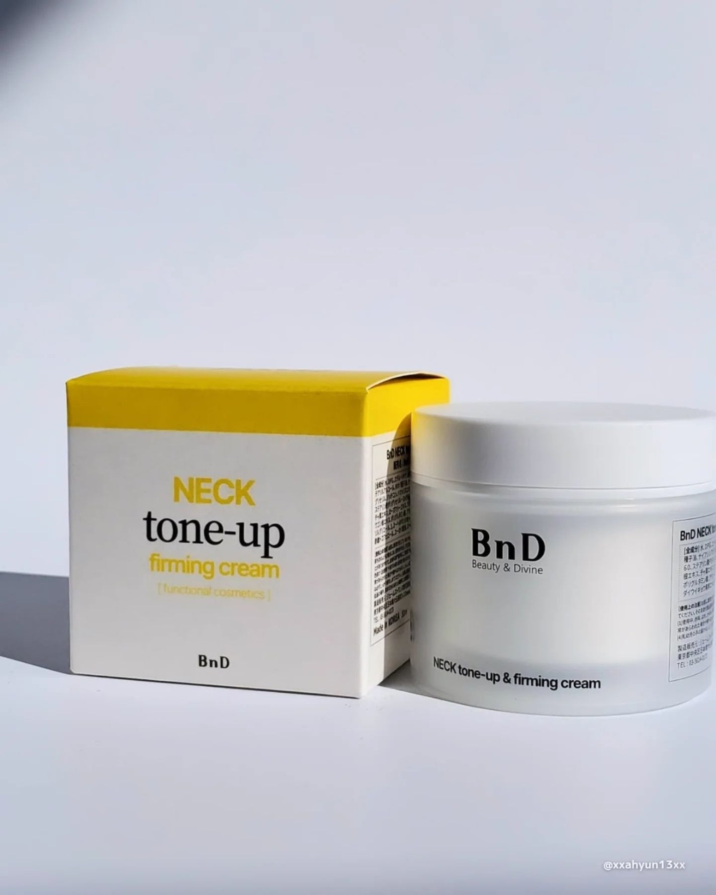 BnD ネックアイロン トーンアップ クリーム/BnD/ネック・デコルテケアを使ったクチコミ(1枚目)