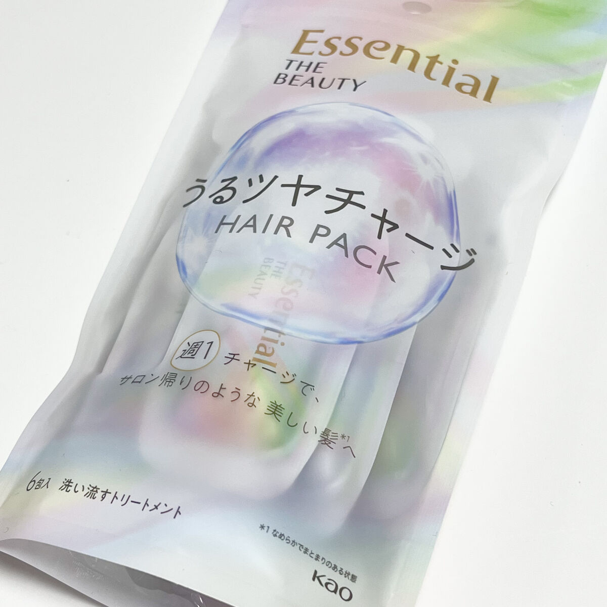 ザビューティ うるツヤチャージヘアパック/エッセンシャル/ヘアマスク・ヘアパックを使ったクチコミ（2枚目）