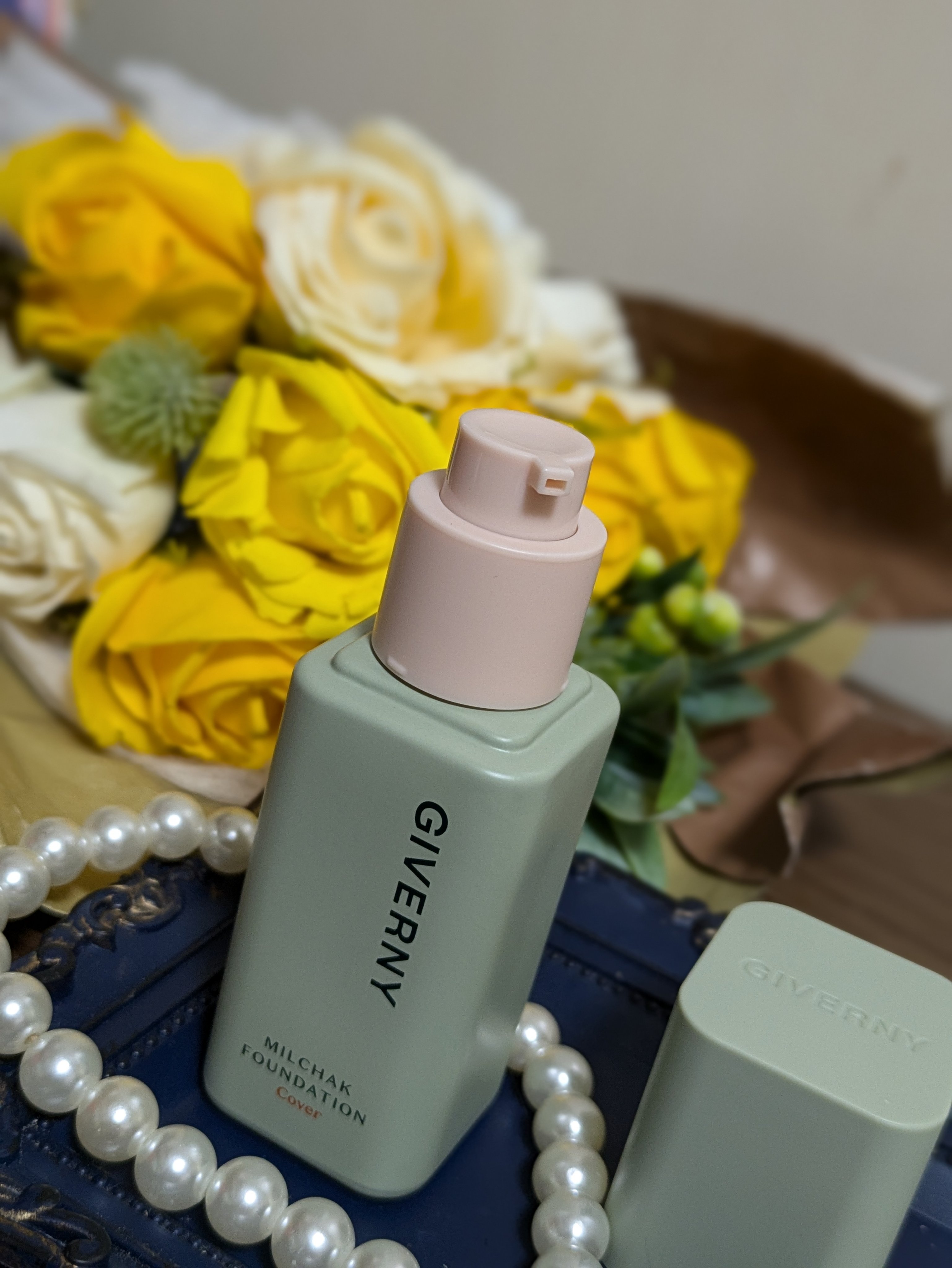 ジヴェルニー 密着カバーファンデーション/GIVERNY/リキッドファンデーションを使ったクチコミ（3枚目）