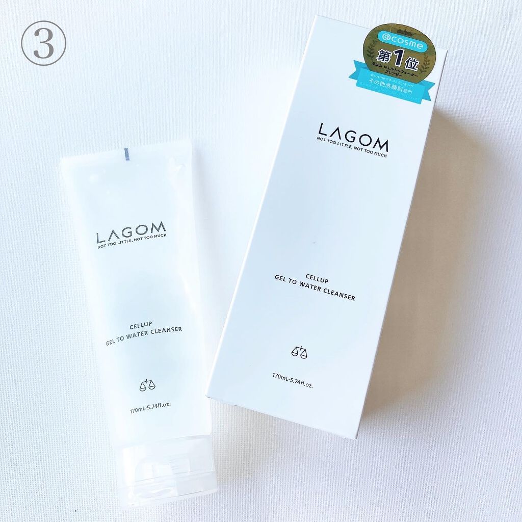 ラゴム ジェルトゥウォーター クレンザー(朝用洗顔)/LAGOM /その他洗顔料を使ったクチコミ(5枚目)