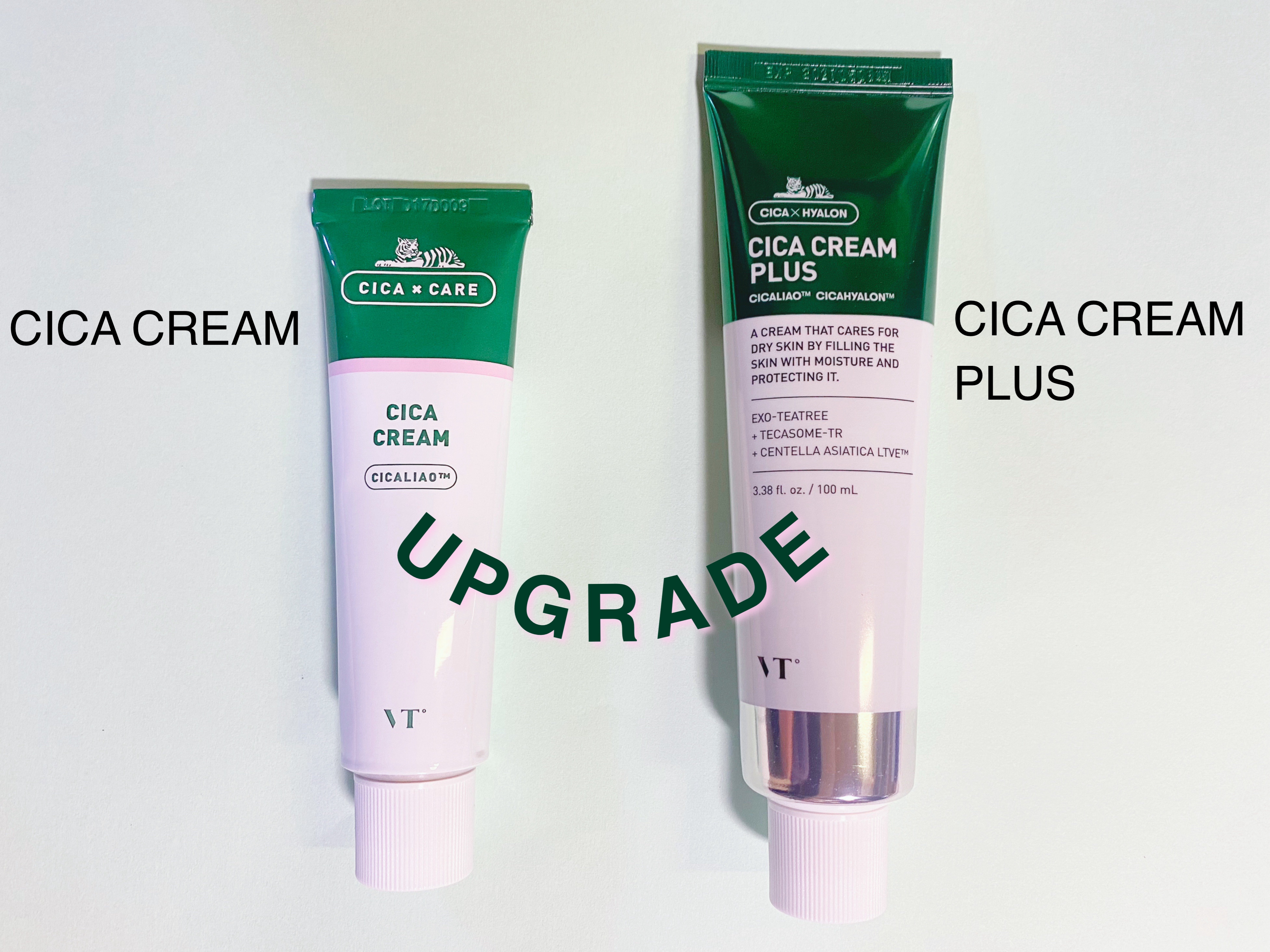 VTのフェイスクリーム CICA クリーム＆CICAクリームプラスを使った