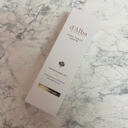 ダルバ ホワイトトリュフファーストスプレーセラム/ダルバ/ミスト状化粧水を使ったクチコミ(1枚目)
