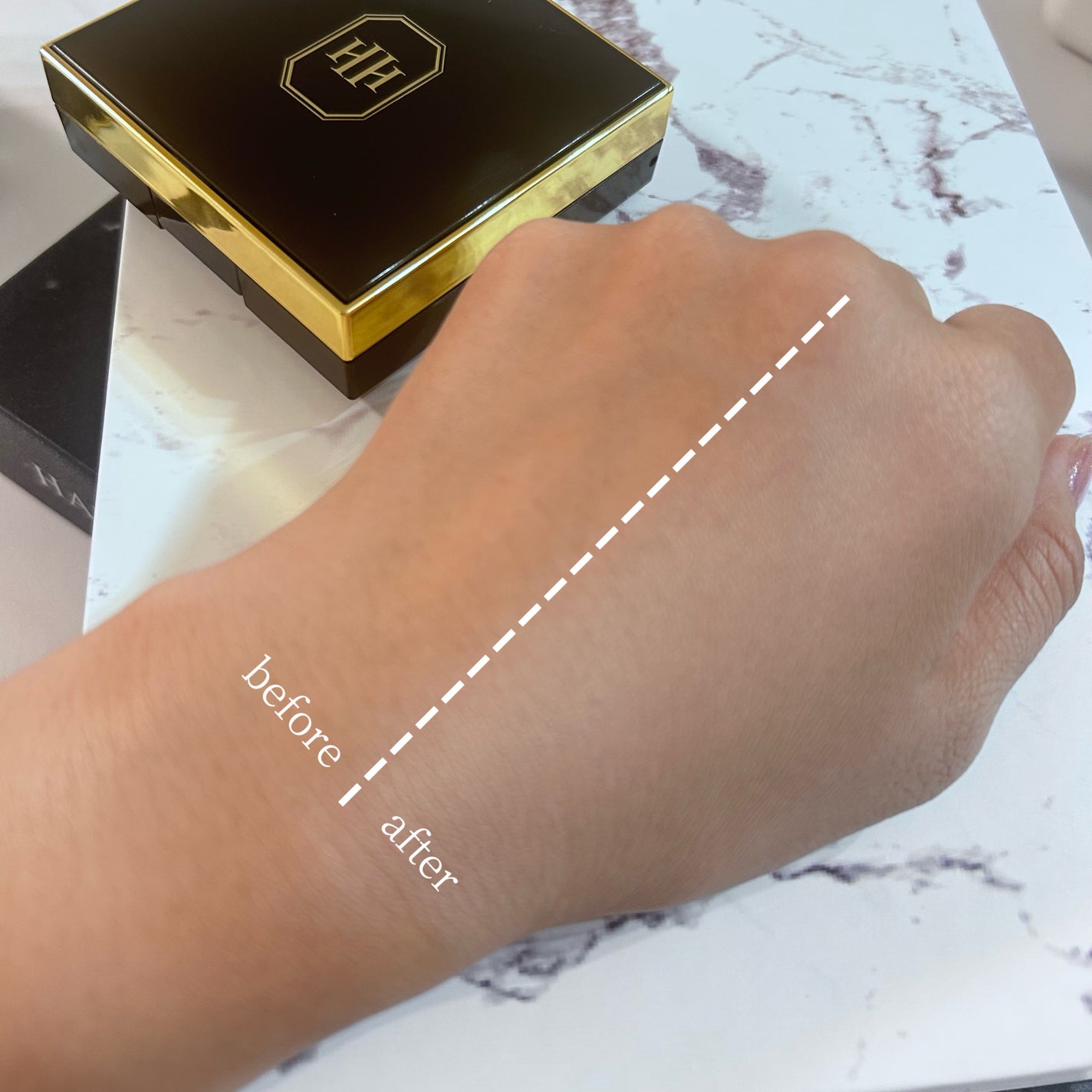 レタッチフィルターファンデーション/H×H/クッションファンデーションを使ったクチコミ(9枚目)