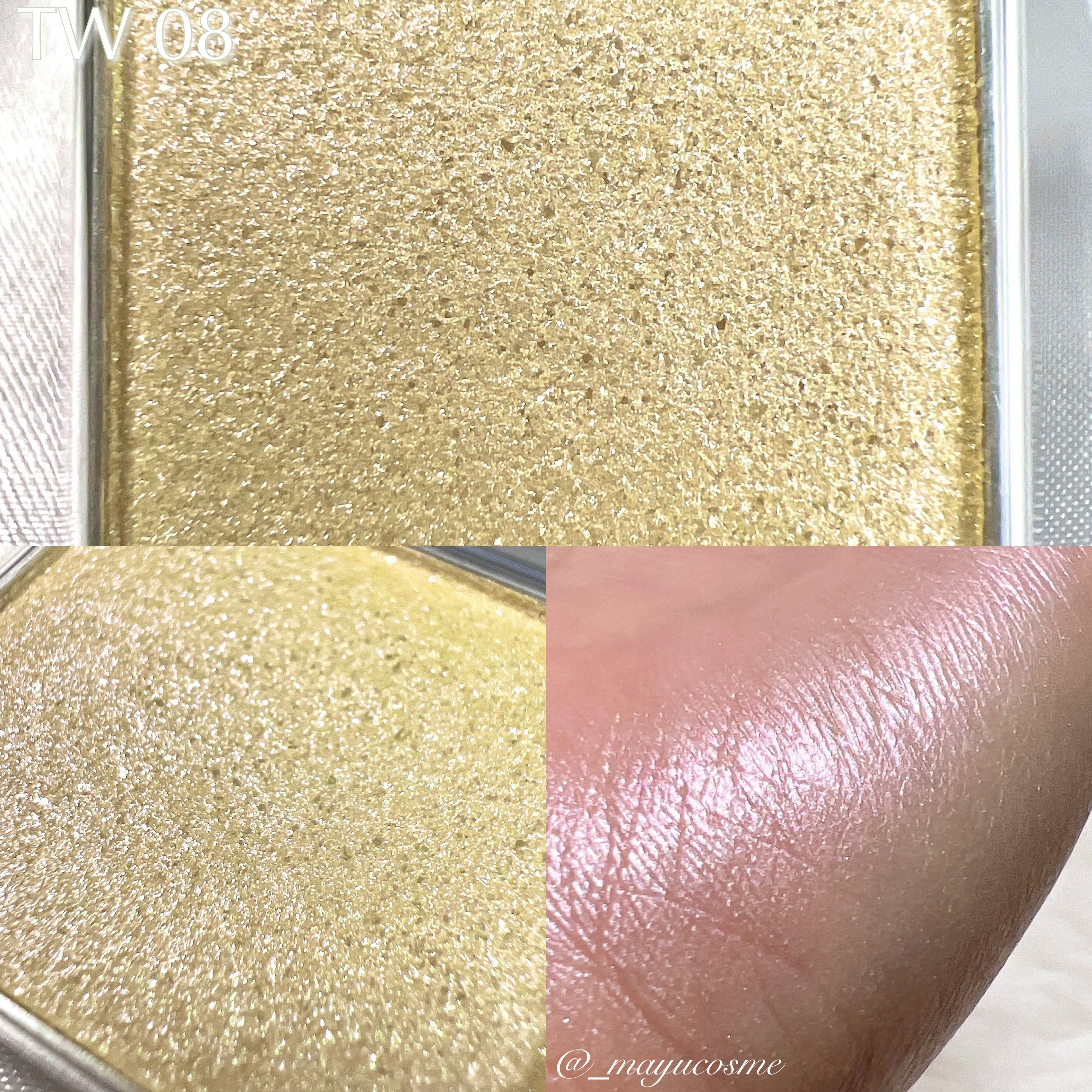 マルチカラーバリエーション トゥインクル/チャコット・コスメティクス/単色アイシャドウを使ったクチコミ（3枚目）