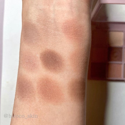 マイフェイブムードアイパレット 9カラー/HOLIKA HOLIKA/アイシャドウパレットを使ったクチコミ(3枚目)