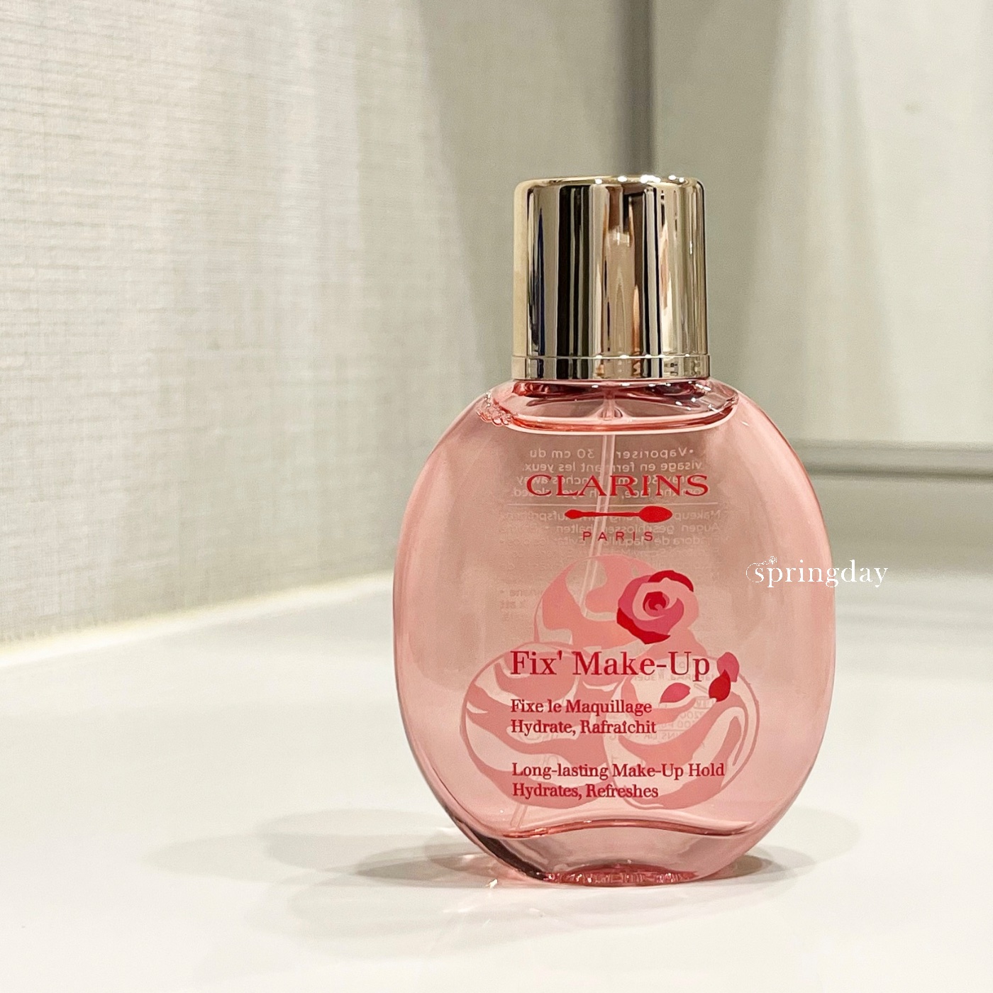 フィックス メイクアップ/CLARINS/ミスト状化粧水を使ったクチコミ（1枚目）