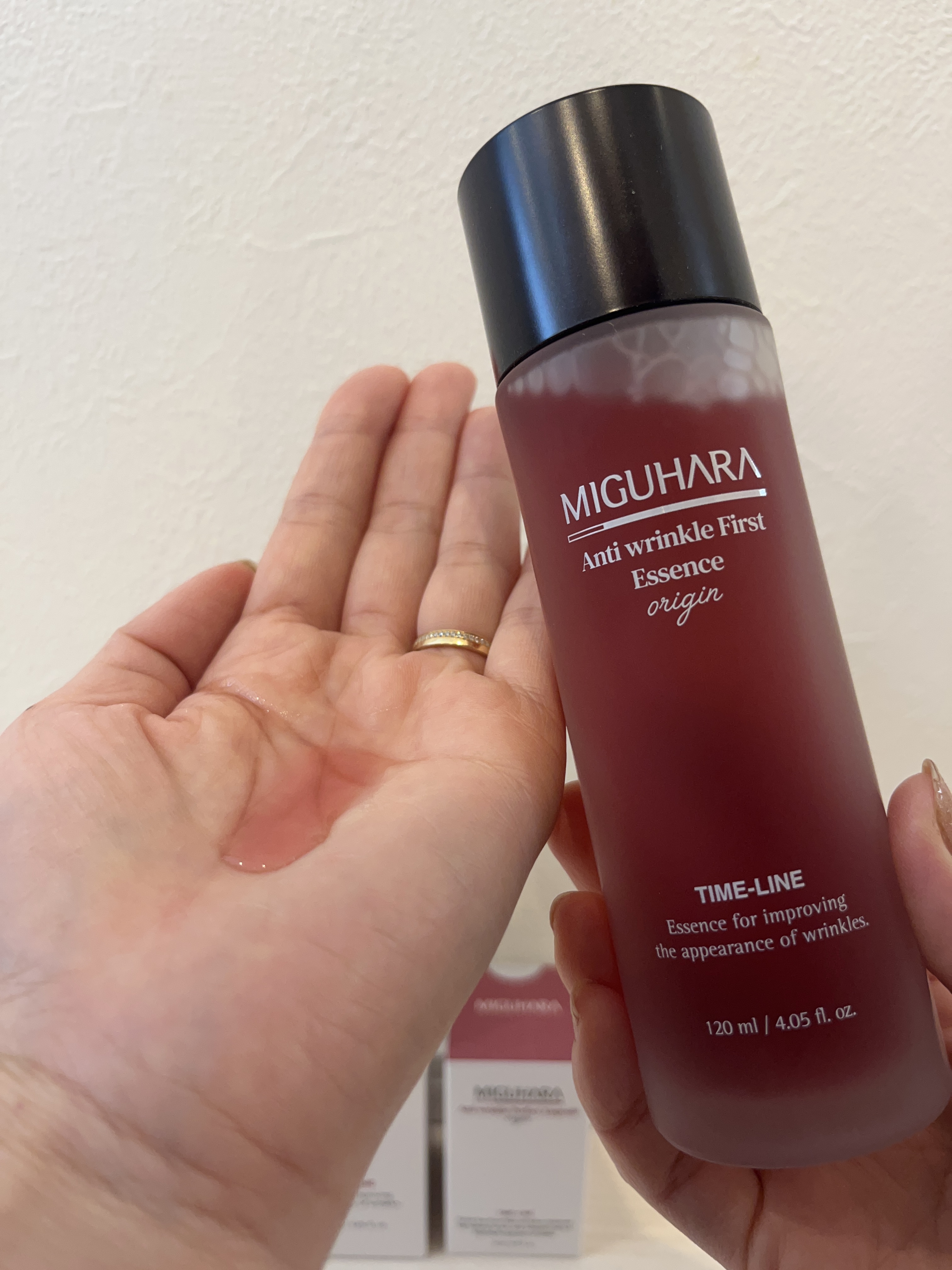 アンチリンクルファーストエッセンスオリジン/MIGUHARA/化粧水を使ったクチコミ（3枚目）