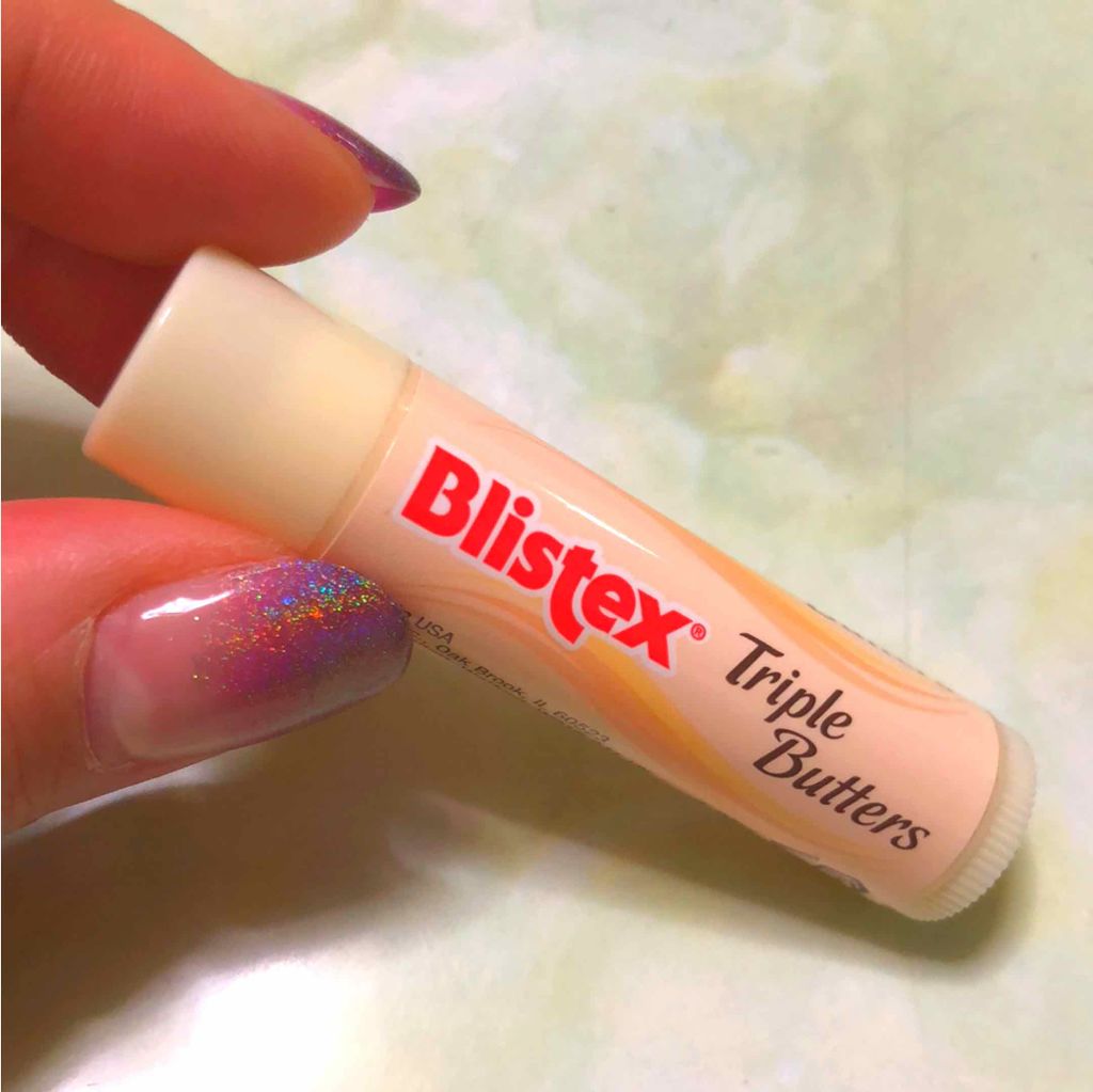 トリプルバター/Blistex/リップクリームを使ったクチコミ（1枚目）