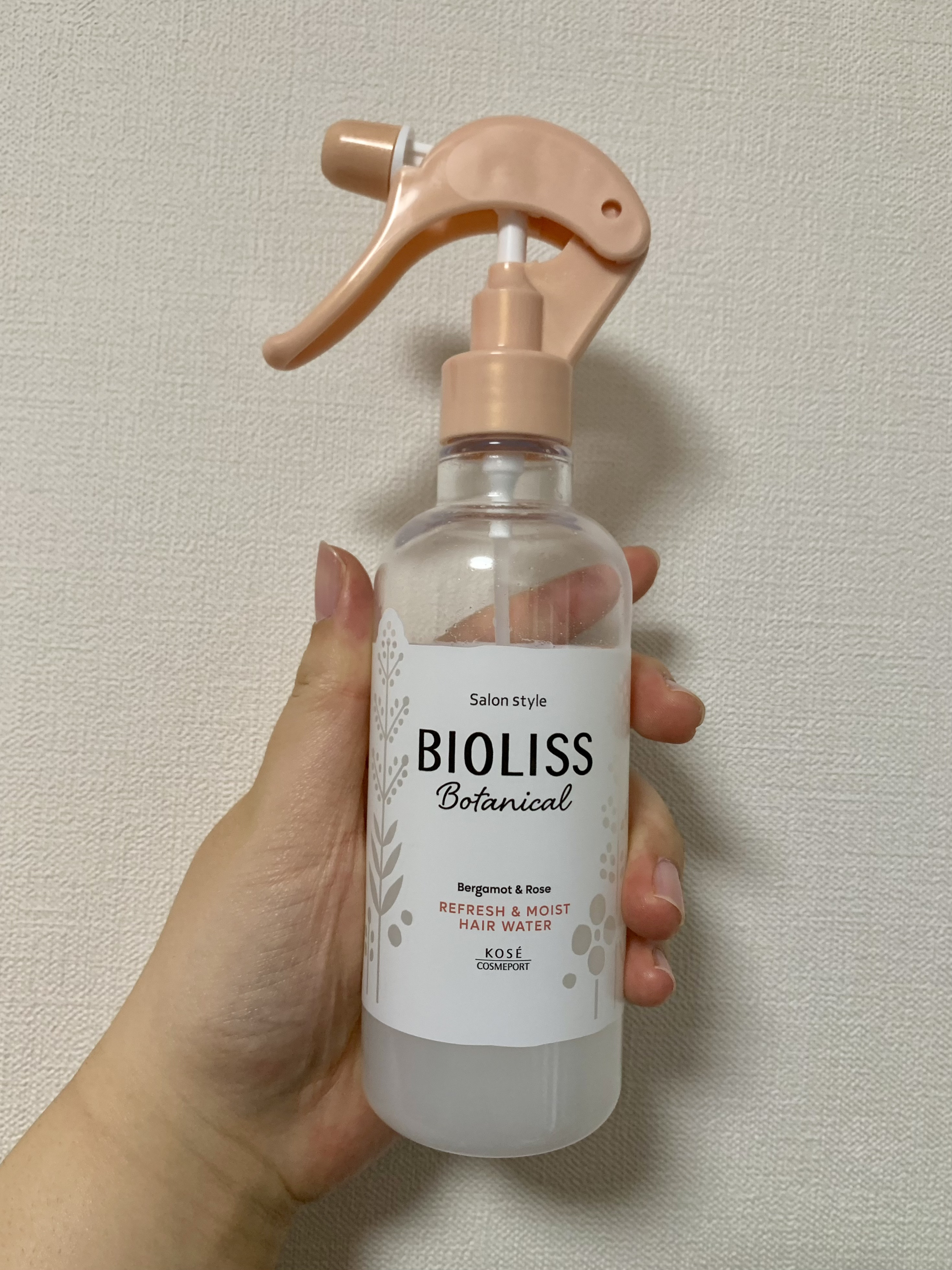 ボタニカル リフレッシュ＆モイスト ヘアウォーター 250mL/SSビオリス/ヘアミストを使ったクチコミ（1枚目）