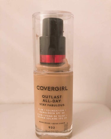 Outlast All-Day Stay Fabulous 3-in-1 Foundation/COVERGIRL + OLAY/クリーム・エマルジョンファンデーションを使ったクチコミ（1枚目）