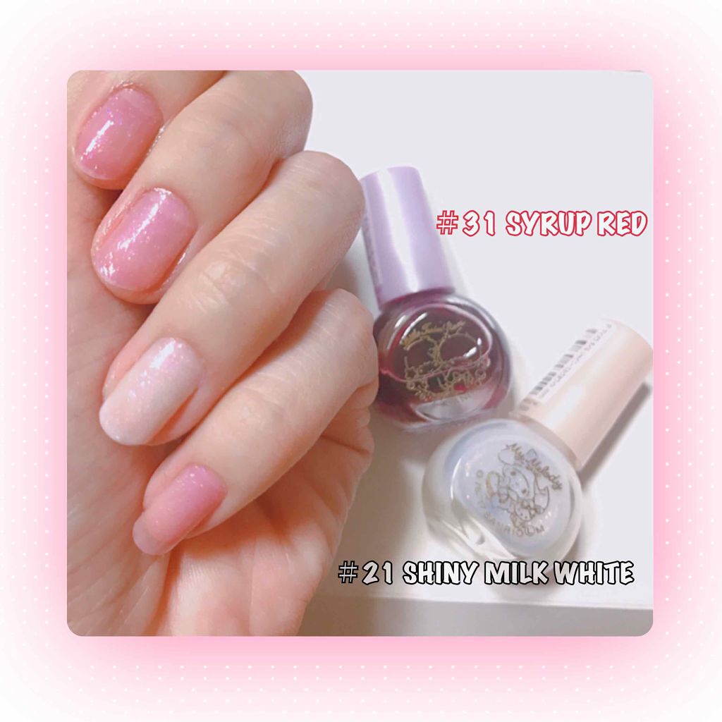 サンリオネイル/DAISO/マニキュアを使ったクチコミ(1枚目)