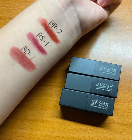 UR GLAM MINI LIPSTICK/U R GLAM/口紅を使ったクチコミ(2枚目)