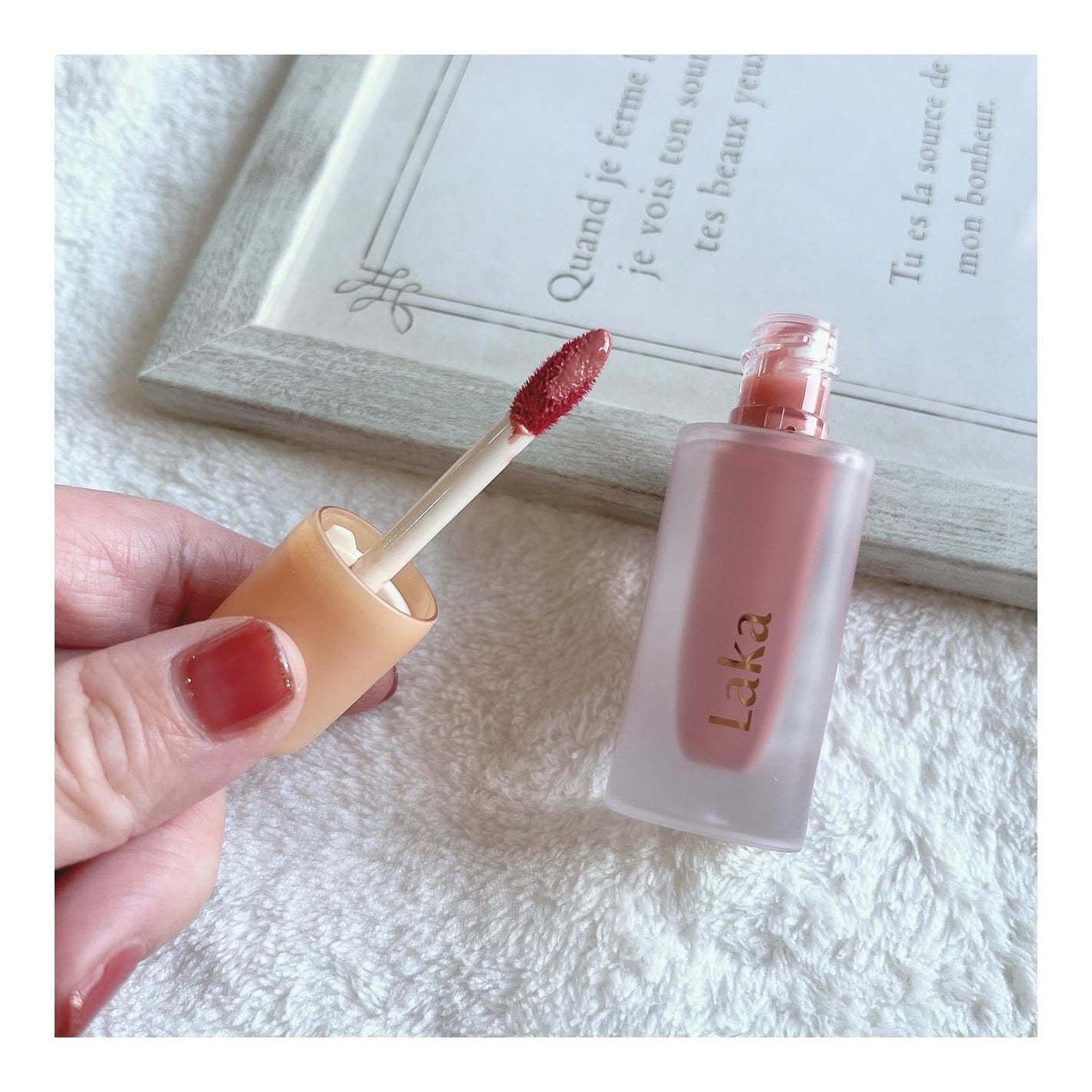 フルーティーグラムティント/Laka/リップティントを使ったクチコミ(2枚目)