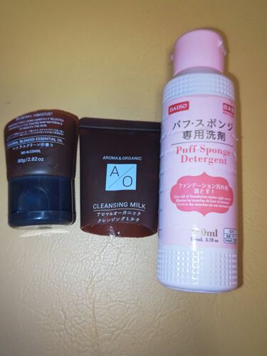パフ・スポンジ専用洗剤/DAISO/その他化粧小物を使ったクチコミ（2枚目）