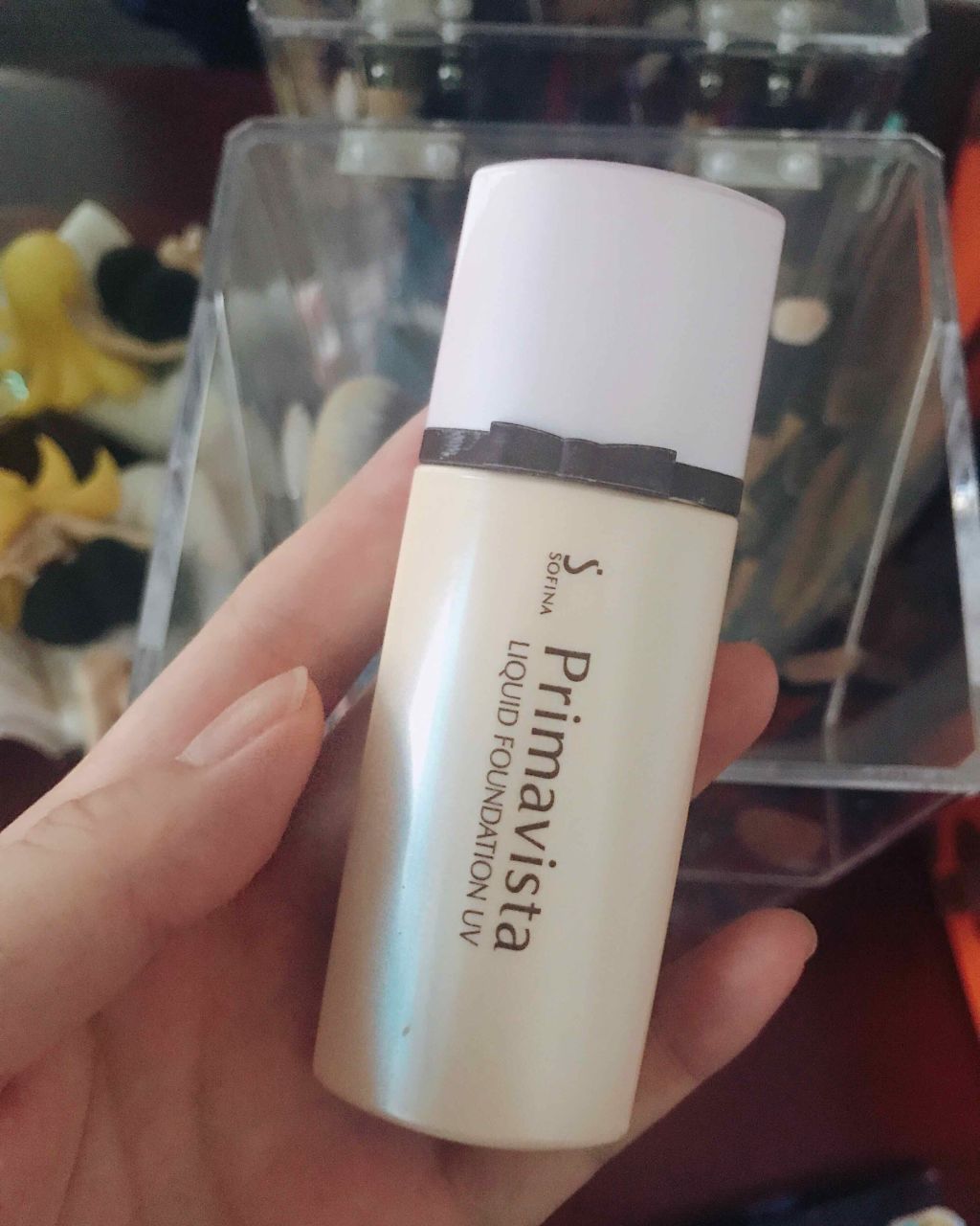プリマヴィスタ くずれにくい 化粧のり実感リキッドファンデーションUVのクチコミ「⭐️使用感:
オイリー肌に優しい、ペタしないファンデーションです。
皮脂分泌も抑えてる感じなん.....」（2枚目）