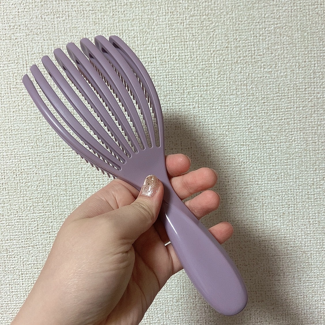 フィンガーフレックスブラシ/マペペ/ヘアブラシを使ったクチコミ（2枚目）