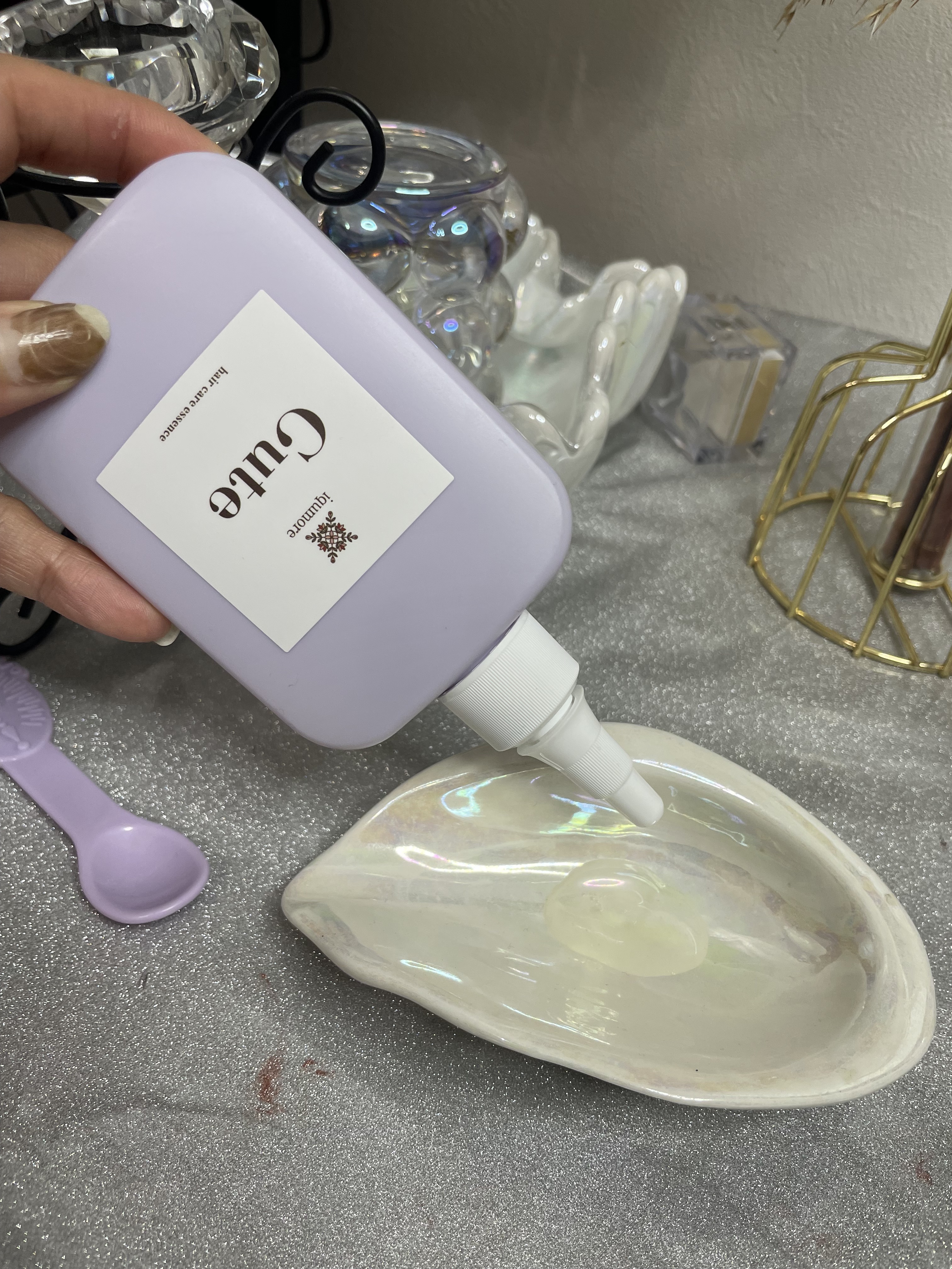 キュートヘアケアエッセンス/iqumore/頭皮ローションを使ったクチコミ（3枚目）