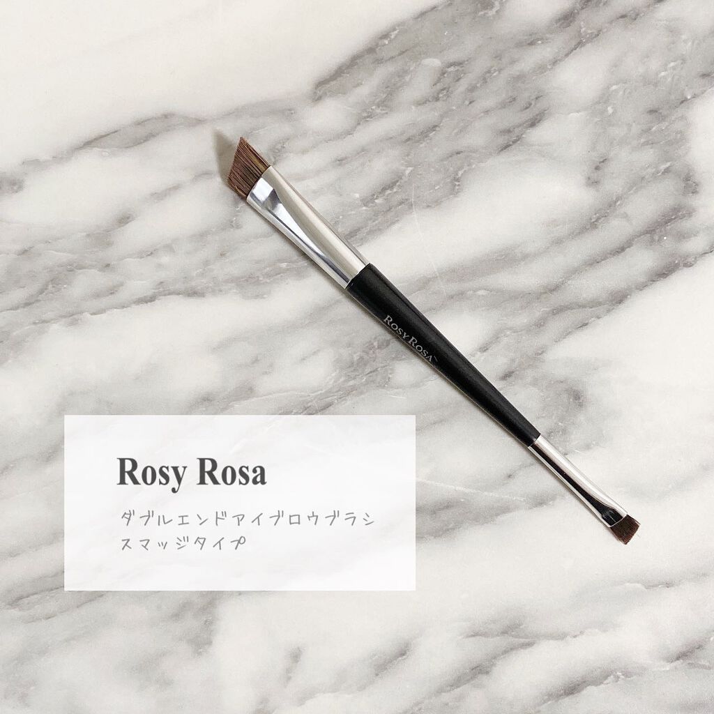 ダブルエンドアイブロウブラシ スマッジタイプ/ロージーローザ/メイクブラシを使ったクチコミ(2枚目)