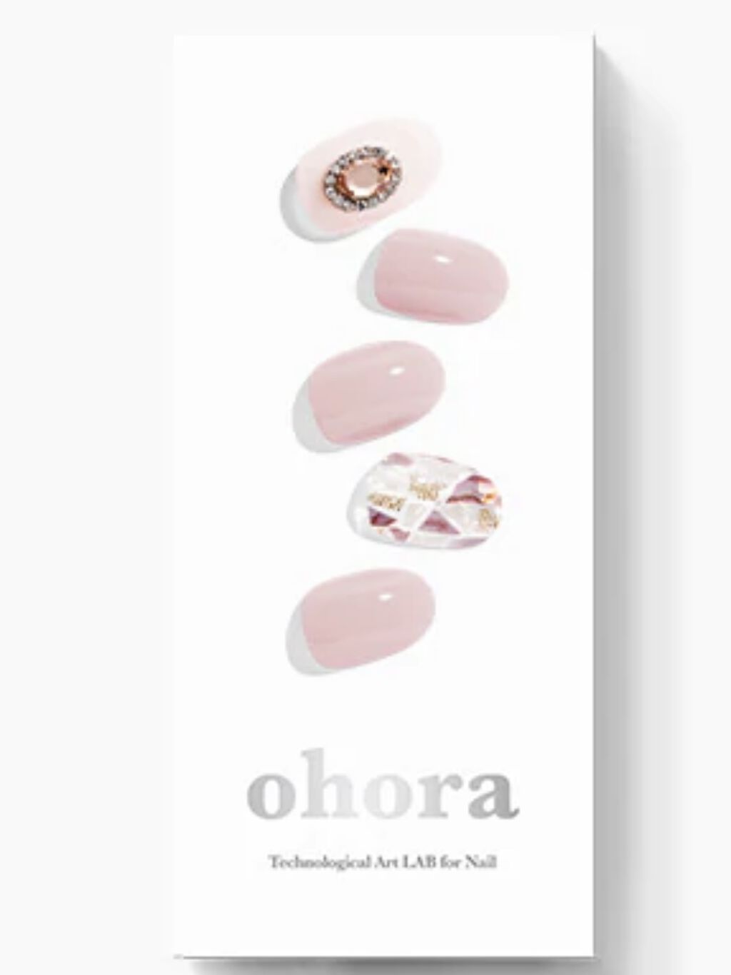 セミキュアジェルネイル（ハンド） NP-033 N Cotton/ohora/ネイルシールを使ったクチコミ（2枚目）