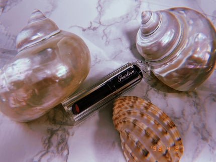 ラ プティット ローブ ノワール リップ/GUERLAIN/口紅を使ったクチコミ(4枚目)