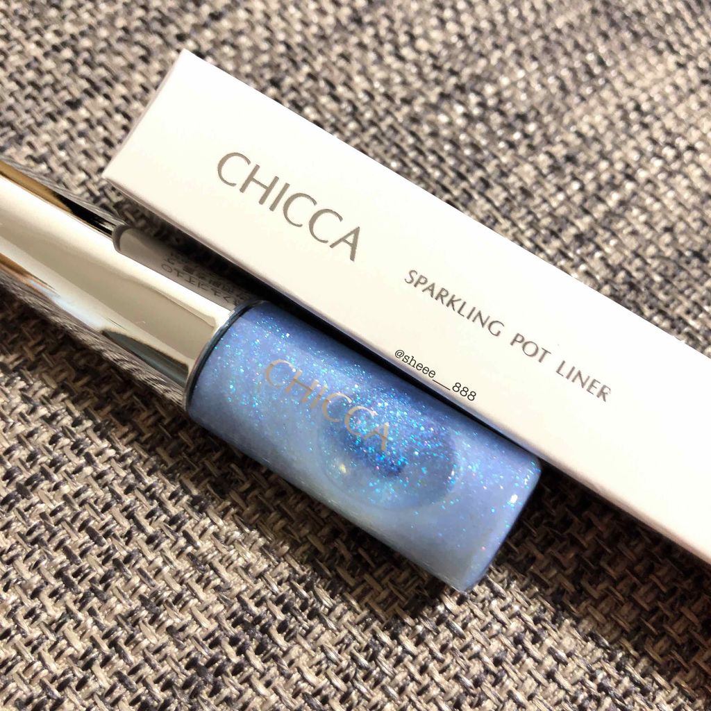 スパークリングポットライナー/CHICCA/ジェルアイライナーを使ったクチコミ（1枚目）