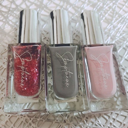 Somptueux(ソンプチュー) ネイルポリッシュ/DAISO/マニキュアを使ったクチコミ(1枚目)