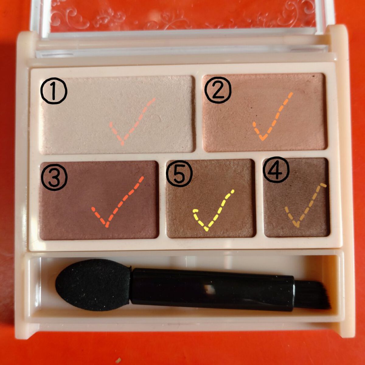 パーフェクトマルチアイズ/キャンメイク/アイシャドウパレットを使ったクチコミ（2枚目）