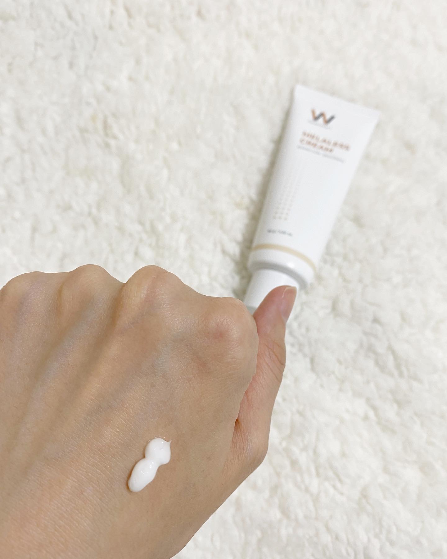 ウォーターグローマスク/WONJIN EFFECT/フェイスクリームを使ったクチコミ（3枚目）