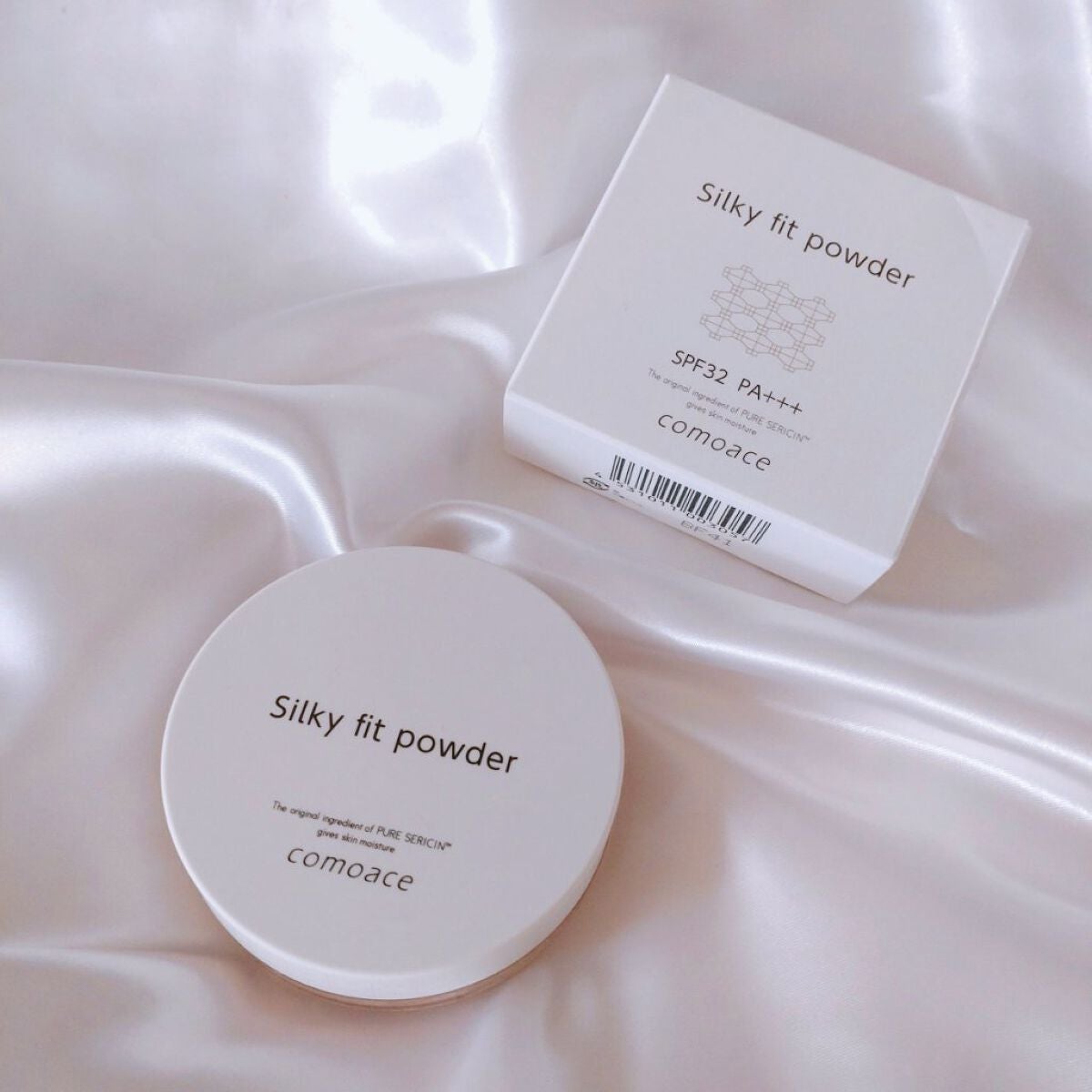 シルキーフィットパウダー /コモエース/ルースパウダーを使ったクチコミ(2枚目)