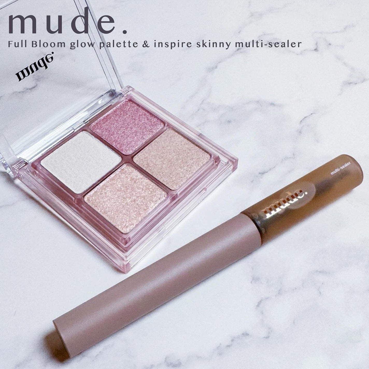 フルブルームグロウパレット/mude/アイシャドウパレットを使ったクチコミ(1枚目)