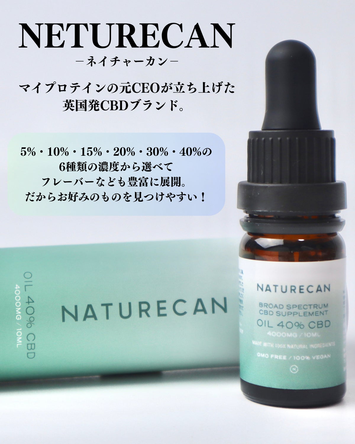 40% CBDオイル｜NATURECANの使い方を徹底解説 - ⁡ ⁡ ⁡ ⁡ 【高濃度CBD