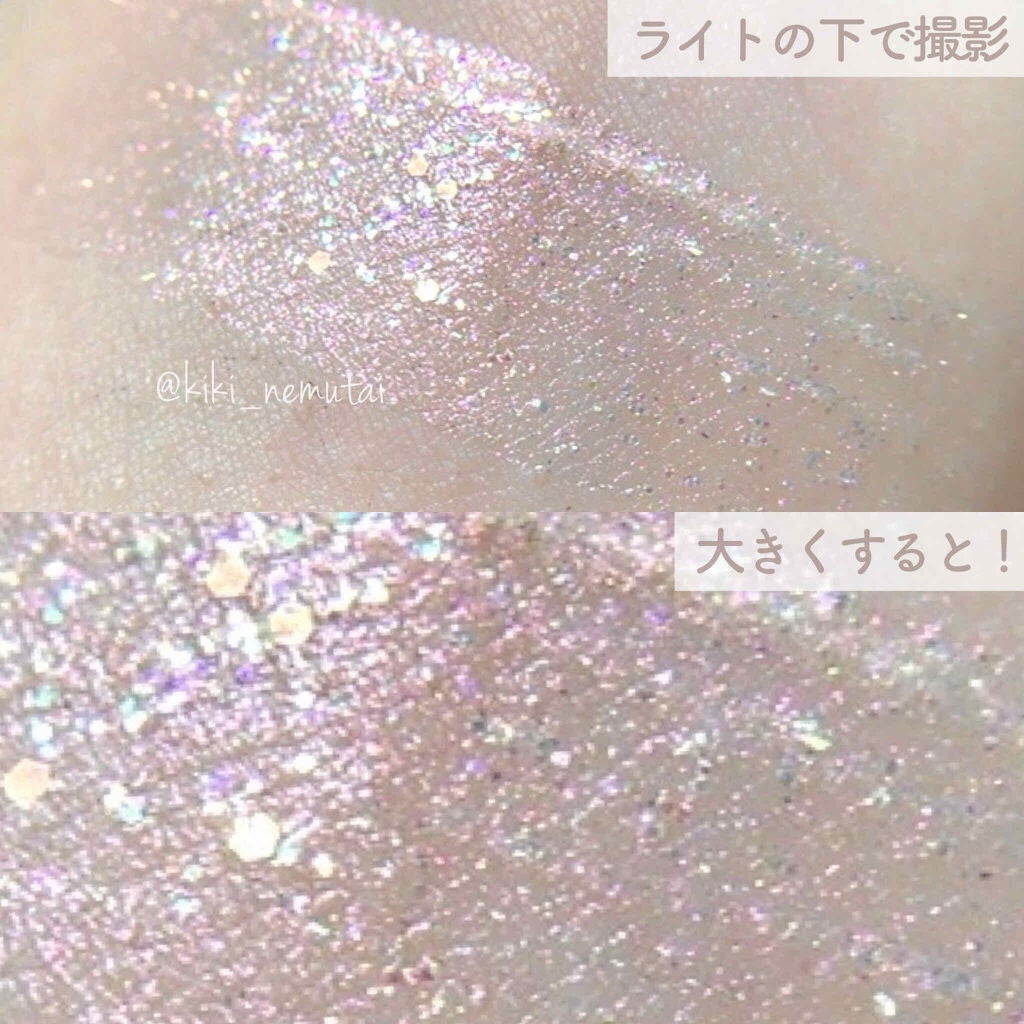 パラダイス シャイン アイ シークイン/DEAR DAHLIA/リキッドアイシャドウを使ったクチコミ(2枚目)