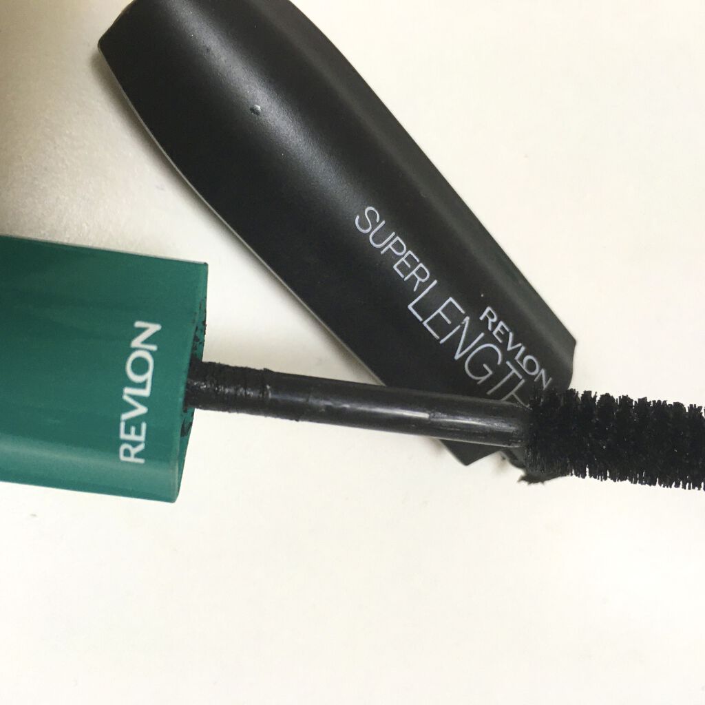 スーパー レングス - ウォータープルーフ ＃001 ブラッケスト ブラック/REVLON/マスカラを使ったクチコミ（1枚目）