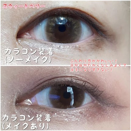 FRUTTIE 1day スウィートベリー/メニコン/ワンデー(1DAY)カラコンの画像