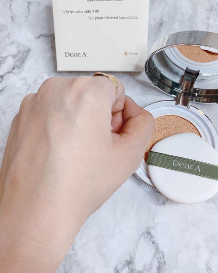 スリムフィット エバーラスティング クッション/Dear.A/クッションファンデーションを使ったクチコミ(6枚目)