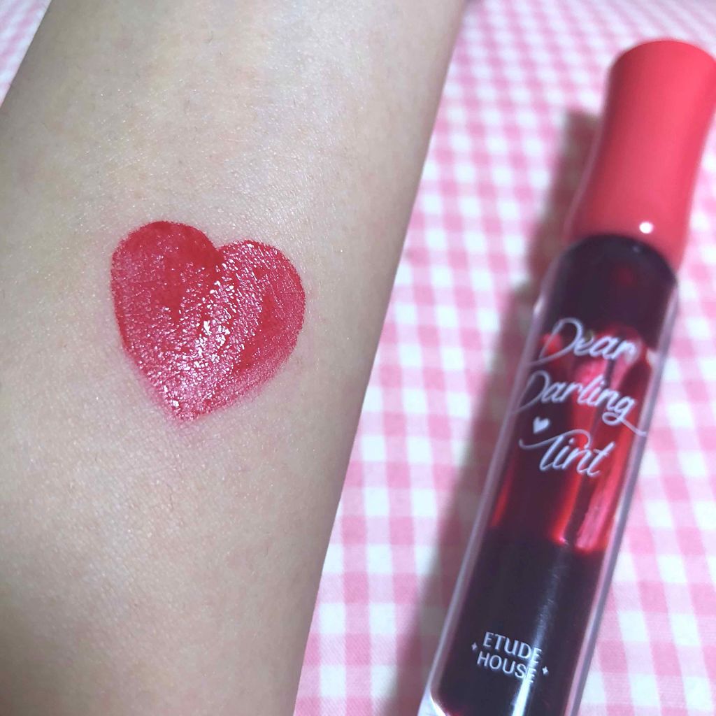 ディアダーリン ウォータージェルティント/ETUDE/リップティントを使ったクチコミ(2枚目)