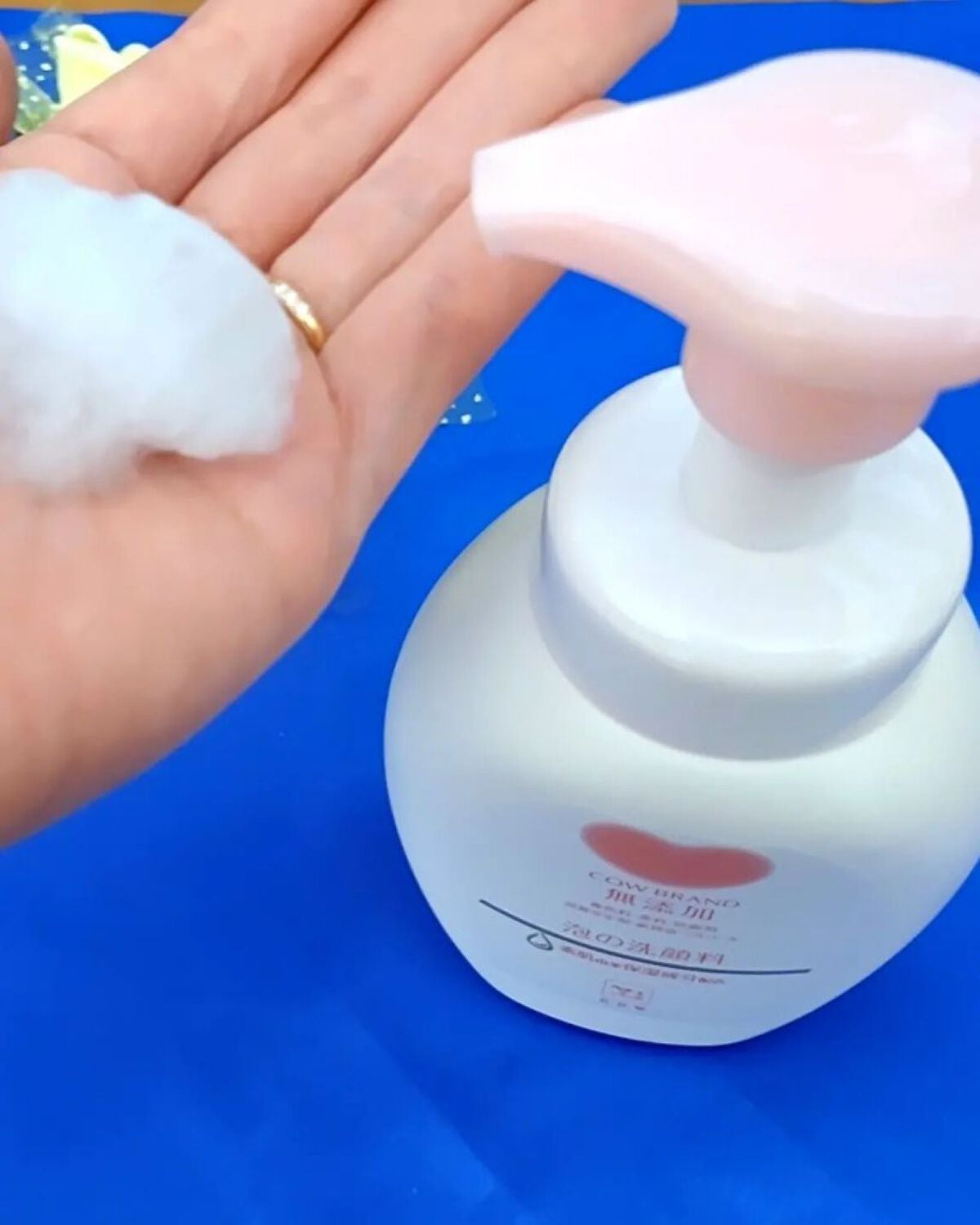 泡の洗顔料/カウブランド無添加/泡洗顔を使ったクチコミ(5枚目)