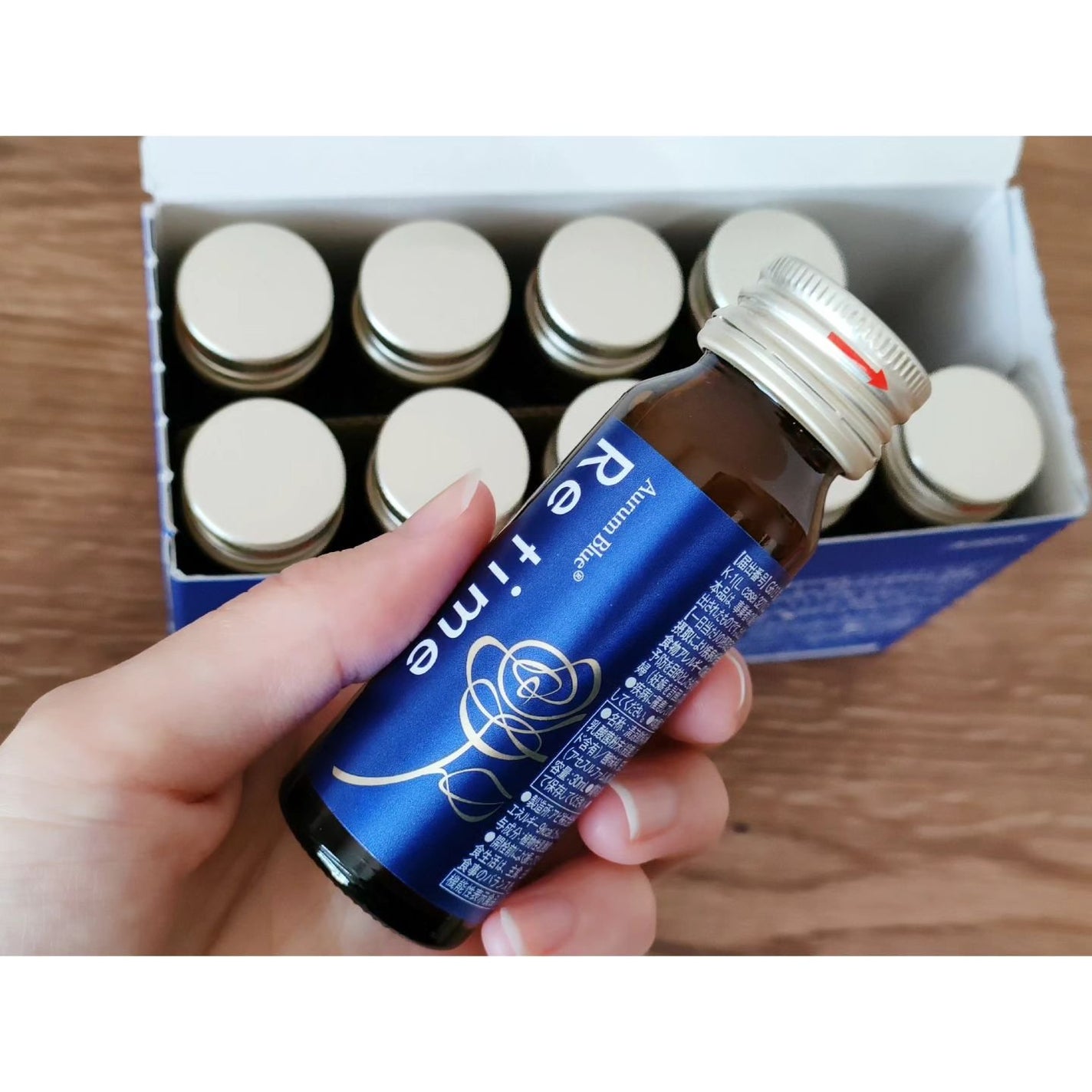 Re time ブルーローズドリンク/オーラムブルー/美容ドリンクを使ったクチコミ(2枚目)